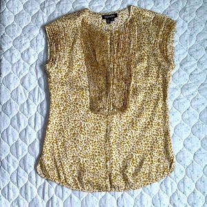 Paperwhite Animal Print Blouse -Sz 2- NWT